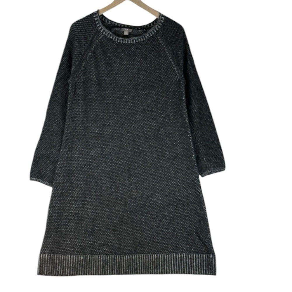 J. JILL Women’s Dress Wool Blend Long Sleeve Crew Neck Mini Knee Length size L